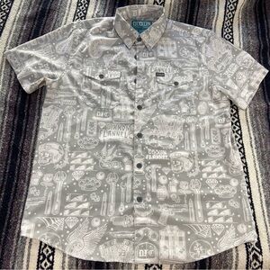 Dixxon Flannel Co Limited Edition Tattoo Shirt The Sampson Large L Gray